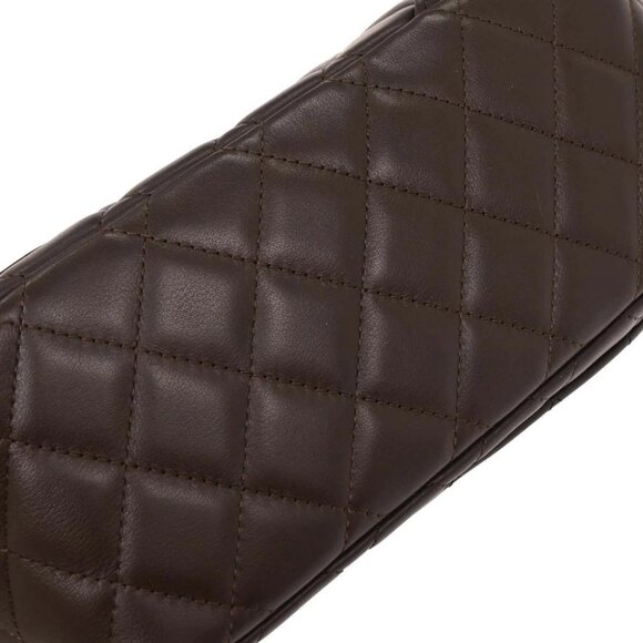 Chanel Brown Calfskin Cambon Ligne Bowling Bag - Picture 4 of 10